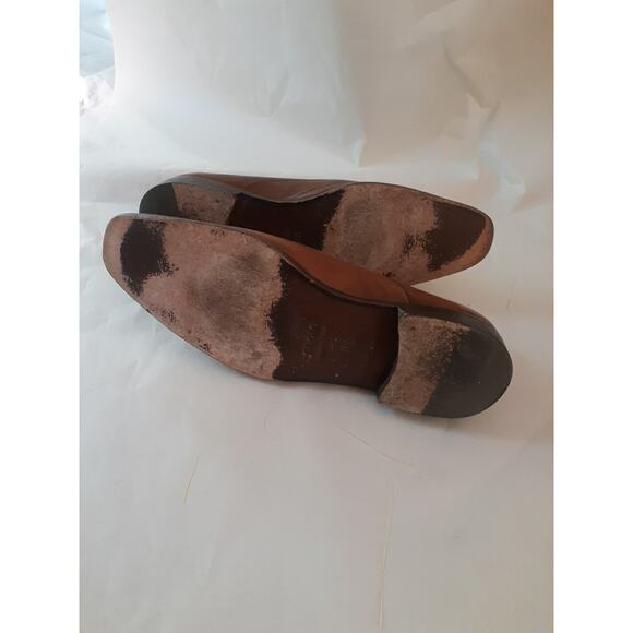 Mercanti Fiorentini Men Monk Strap Shoes Brown Buckle Size 10M Medium main image 4